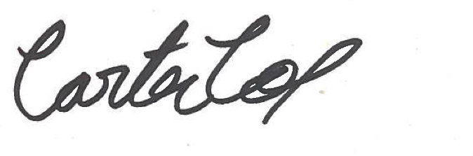 Carter Cox Signature